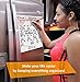 Premium Magnetic Dry Erase Calendar Board for Fridge 17 x 14 | Monthly & Weekly Whiteboard Planner with 3 Fine Tip Markers & 1 Eraser | Large Organizer for Refrigerator | by Medori's Trend