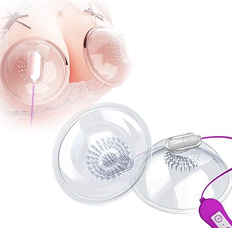 Amazon 乳首 バイブ 揉んで 吸って 震えて 乳首開発 種振動パターン おっぱいカップ 男女兼用 2個セット 透明素材 充電式 Uhouse ドラッグストア