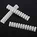 Terminal Blocks 10Pcs 360V 10A Screw-in Electrical Connectors 12 Position Wire Connector Strips for Industrial Equipment