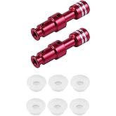 Zylione 2 Pack Float Valve - Replacement Parts with 6 Sealer Gasket - Replacement Float Valve wiht Silicone Caps for Pressure Cooker Duo/Duo Plus/Lux 8 QT,(2 Float Valves 6 Silicone Caps)