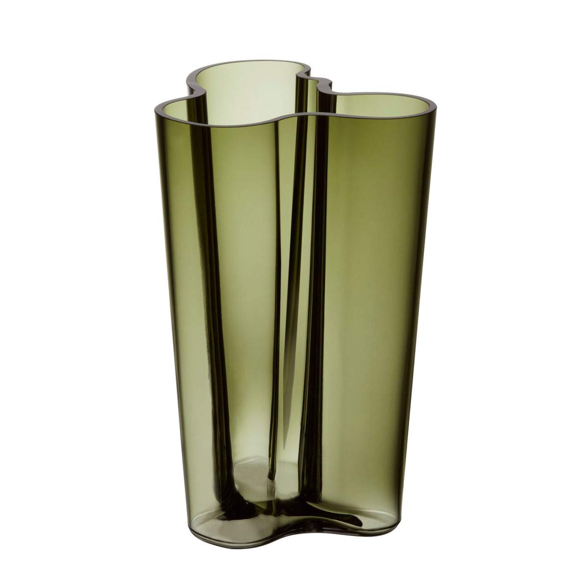 Iittala Aalto 251mm Green Glass Vase