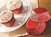 Fox Run Red Foil Muffin and Cupcake Liners, Set of 32, Standard Size Wrappers