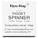 Fidget Spinner,Viyaabang Hand Spinner ,Tri-Spinner Fidget Toys for Adult and Kids -Perfect for ADD,ADHD,and Anxiety.（Red））