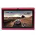 YUNTAB 7 inch Tablet, 1GB RAM 8GB ROM, Google Android OS, Allwinner A33 1.5GHz Quad core CPU, with Pre-Load Games APP, 1024600 Touch Screen with WiFi and Dual Camera.(Rosy)