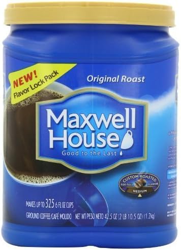 Maxwell House Original Roast Good to the Last, 42.5 Ounce (Pack of 3)