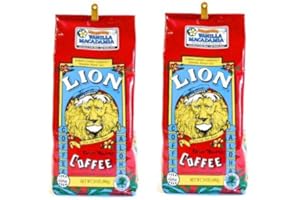 2 bags set Lion Coffee Vanilla Macadamia 24oz (680g)
