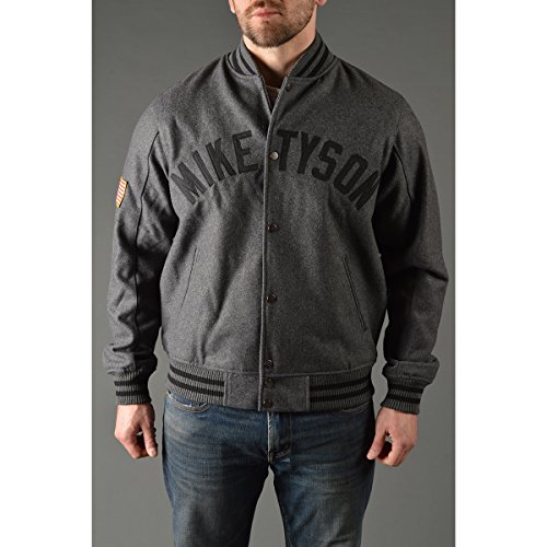 Roots of Fight Tyson BK's Own Melton Jacket - Medium - Charcoal Heather