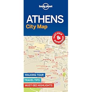 Athens City Map – 1ed – Anglais: Walking Tour, Travel Tips, Must-see Highlights Landkaart – Gevouwen Kaart, 12 juli 2018