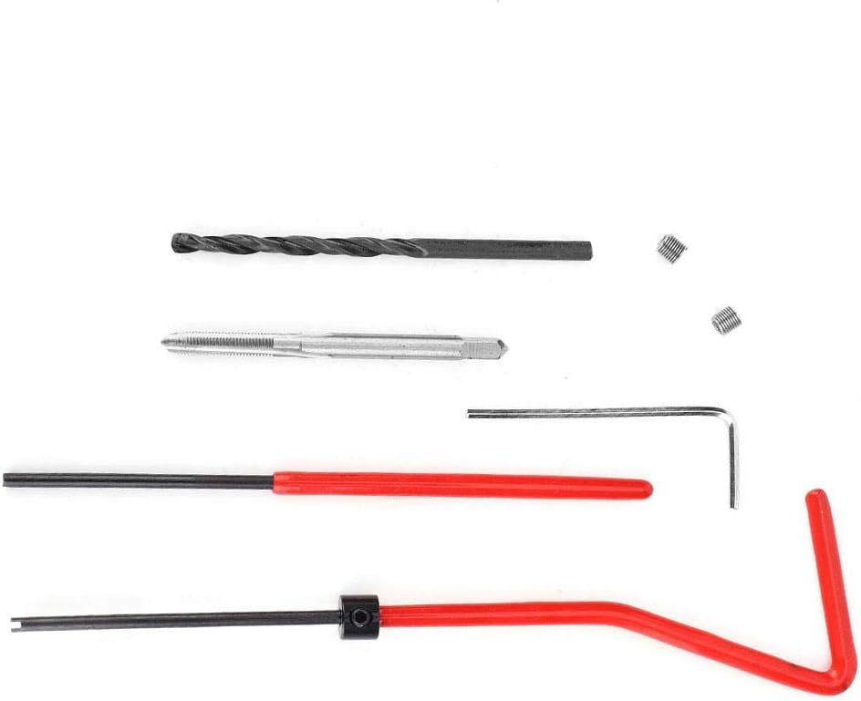 30Pcs M3 x 0.5 Thread Repair Kit Thread Sleeve Screw Thread Repairing Kit Stainless Steel Female Thread Repairing Accessory Assortment Kit Threaded Insert Tool