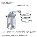 Cavoli Hair Blow Dryer Holder,Wall Mounted,Space Aluminum, Hanging Rack Organizer with A Cup