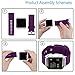Fitbit Blaze Bands,Vancle® Classic Sport Accessories Comfortable Durable Replacement Wristband with Metal Clasp for Fit bit Blaze Smart Fitness Watch (Purple, Small)