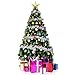 iPEGTOP 26.2ft Christmas Tinsel Garland, Classic Thick Colorful Reflections Shiny Sparkly Soft Party Hanging Tinsel Ornaments Ceiling Christmas Tree Decorations, 4 inch Wide - Silver