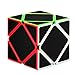 Twister.CK Oblique Twist Puzzle Cube with Carbon Fiber Sticker,Skewb Magic Cube,Fluctuation Angle Puzzle Cube,Made of Friendly ABS Plastic Material,The Color and New Style Will Never Fade Away.