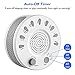 White Noise Machine,Sound Therapy Machine with Featured 9 Scientific Soothing Natural Sounds for Baby and Sleep,Office,Relaxation,3 Timer Options and Green NightLight, Support USB Or Battery Powered