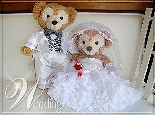在庫一掃 ウエディング ウエルカムベアに ダッフィーシェリーメイコスチューム Sサイズ43cm ウエディングドレス 12b タキシード 白14f ペアセット Wd38 服 希望しない 希望しない B00v7mw0zs 楽天市場 New Tmepa Org