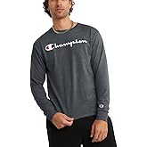 Champion Men's Long Sleeve T-shirt, Classic T-shirt for Men (Reg. Or Big & Tall)