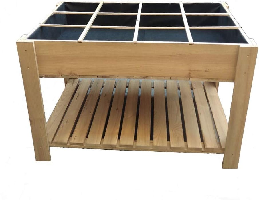 La Noria Mesa de Cultivo huerto Urbano 80x120x80 cm. Montaje Muy ...