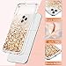 Maxdara Compatible iPhone 11 Pro Max Case, iPhone 11 Pro Max Glitter Case, Liquid Girls Women (Screen Protector) Bling Sparkle Luxury Pretty Phone Case for iPhone 11 Pro Max 6.5 inches (Gold Silver)