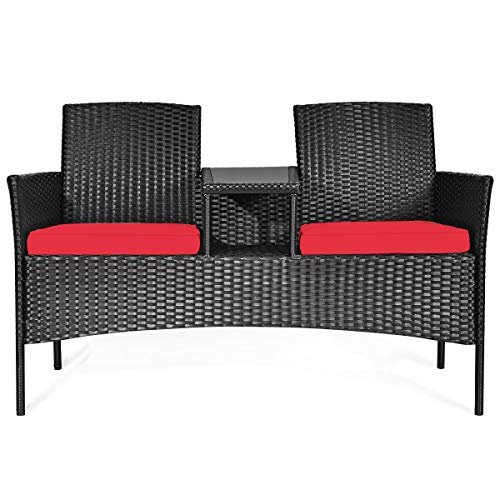 RELAX4LIFE-Conversation-Furniture-Set-with-Table-and-Two-Removable-Cushions-Rattan-Wicker-Chairs-and-Table-Set-for-PatioGarden-Baloney-and-Lawn-Outdoor-Porch-Furniture-Sets-Loveseat-BlackRed 51Wml1TcnDL