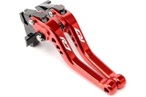 MTCRIGHTER for Yamaha R7 YZF-R7 2021-2024 2025 Short Brake Clutch Lever CNC Aluminum Alloy Accessories (Red)