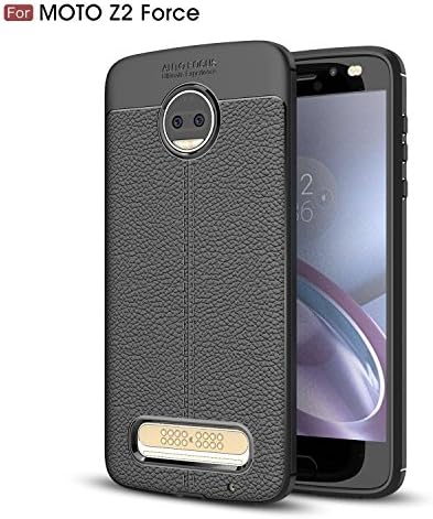 pinlu® Protective Case for Soft Silicone TPU Elastic Stylish Leather Litchi Texture Scratch Resistant and Anti-Slip Design