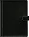 Pierre Belvedere A4/Letter Size Snap Portfolio, Refillable, Black (579240)