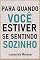Livro Para Quando Você Estiver Se Sentindo Sozinho