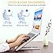 COMSOON Laptop Stand, Adjustable Portable Laptop Holder for Desk, Aluminum Ventilated Notebook Riser for MacBook Air Pro, Dell XPS, More 10-17 inches PC Computer, Tablet, iPad (Silver)thumb 2