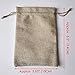 Gold Fortune 50-Pack Natural Burlap Gift Bags with Drawstring - Adjustable Reusable Jewelry Pouches for Christmas, Holiday Wedding, Birthday Party Favors - 4x6 Inches Eco-Friendly Treat Bags (50 Count)