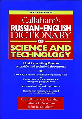 Callaham S Russian English Dictionary Of Science And Technology Callaham Ludmilla Ignatiev Newman Patricia E Callaham John R 9780471611394 Amazon Com Books