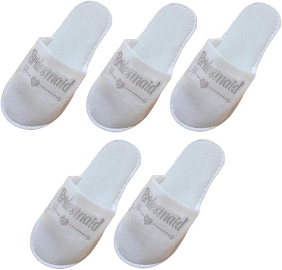 Amazon Co Jp Dailymall 5ペア ルームシューズ スリッパ 女性用 使い捨て フリース裏地 滑り止め 超軽量 室内履き 約26cm 服 ファッション小物