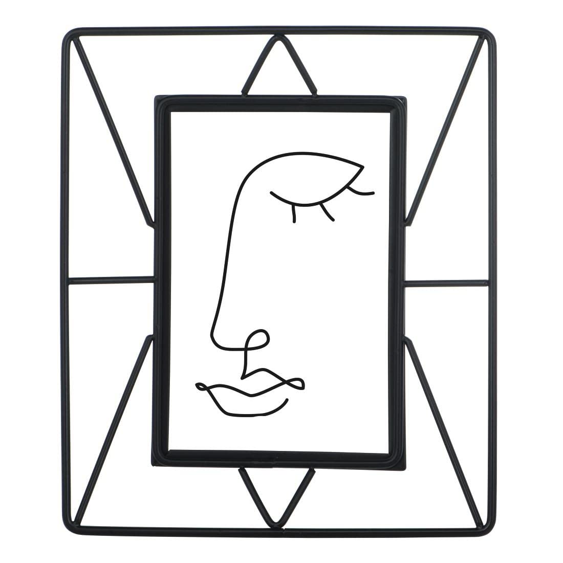 Hama Amazing Flint Picture Frame 10 x 15 cm Black Metal 10 x 15 cm