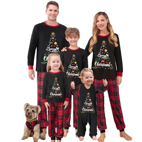 SOTEN Christmas Pajamas Family Matching Pajama Christmas Pjs