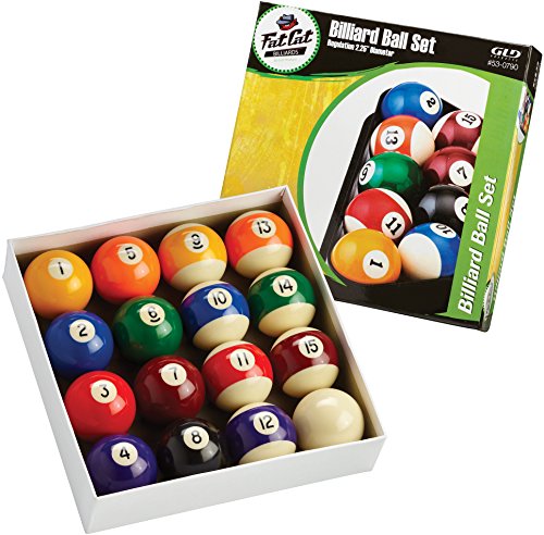 regulation billiard ball size