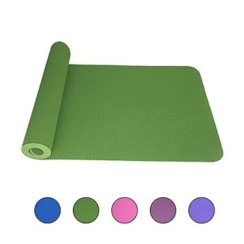 Amazon.com : Non-Slip Yoga Mat Environmental Protection 6mm ...