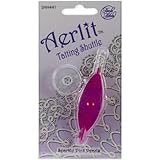 Handy Hands Aerlit Tatting Shuttle with 2 Bobbins, Sparkle Pink Pearls