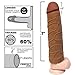 UEE 9.7 Inch 70% Super Bigger Fantasy X-Tensions Perfect Penis Sleeve Sleeve Sheath Enlarger Enhancer,Put It On Anything You Want