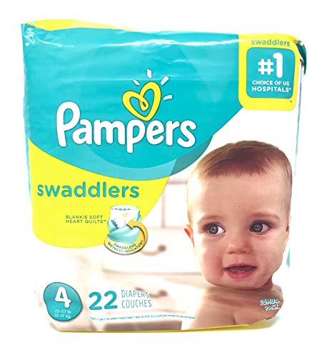 Pampers Pampers Swaddlers Diapers Size 4, 22 ct
