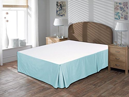 Royal Beddings 800TC 3pc Bedskirt 24" Drop length 100% Egyptian Cotton Damask Solid