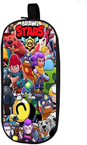 Back to School Brawl Stars Pencil Box School Material To Students Of Cartoon Stationery Storage Bags Double Layer Makeup Bag 1