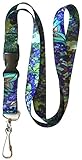 Buttonsmith Van Gogh Irises Premium Lanyard - Made in USA