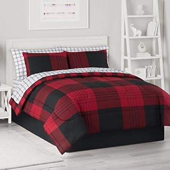 Amazon.com: The Big One Red and Black Buffalo Plaid Check ...