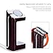 Apple Watch Stand, GOOQLeather Cradle Charging Bracket Charger Holder Vertical Stand Dock Station Premium Replacement For Apple Smart Watch (Combination Of Dark Coffee And White) (charger stand)