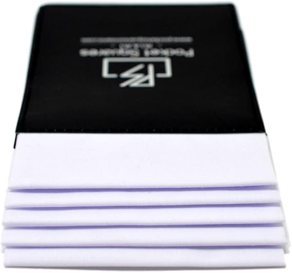Pocket Squares Miami Pre folded Pocket Square, 5 Piece Value Bundle