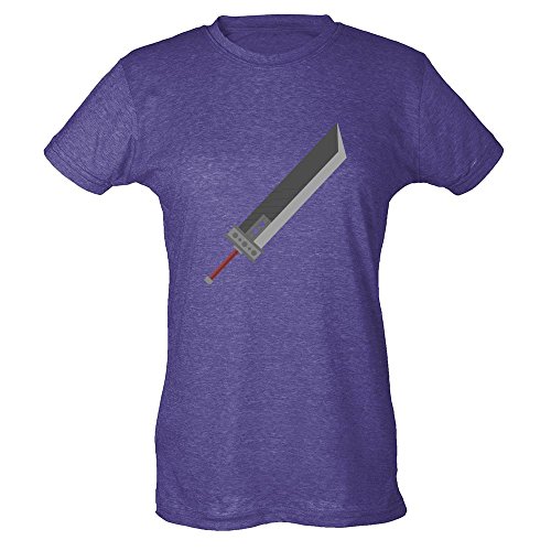 Fantasy Buster Sword Womens T-Shirt by Pop Threads