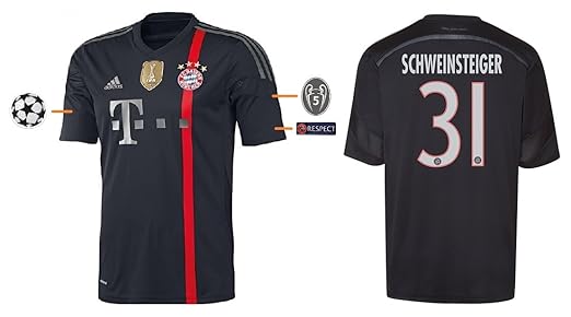 Trikot FC Bayern 2014-2015 Third UCL - Schweinsteiger 31