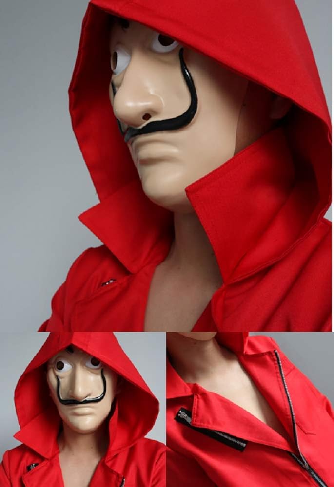 Boolavard Masque Salvador Dali - Masque Costume Unisexe La Casa De Papel