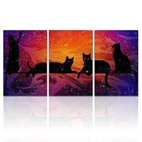 signwin 3 Piece Canvas Wall Art Beautiful Scenery...