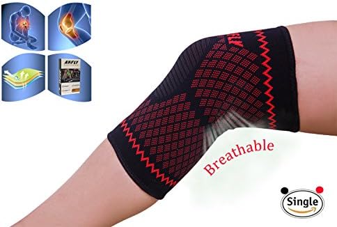 AKFLY Knee Sleeve Support for Running Perfect for Women Men Basketball Cycling Weightlifting Arthritis Pain and Knee Brace for Sports