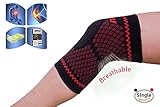 AKFLY Knee Sleeve Support for Running Perfect for Women Men Basketball Cycling Weightlifting Arthritis Pain and Knee Brace for Sports